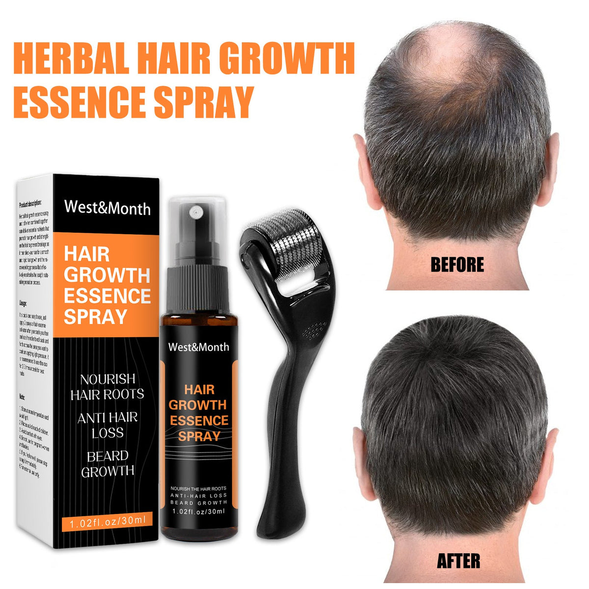 Mirvalisii Hair Growth Spray for Healthy Scalp Care